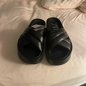 Zara platform sandals